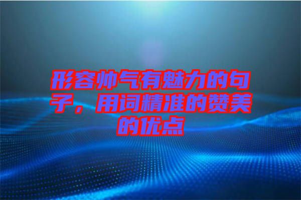 形容帅气有魅力的句子，用词精准的赞美的优点