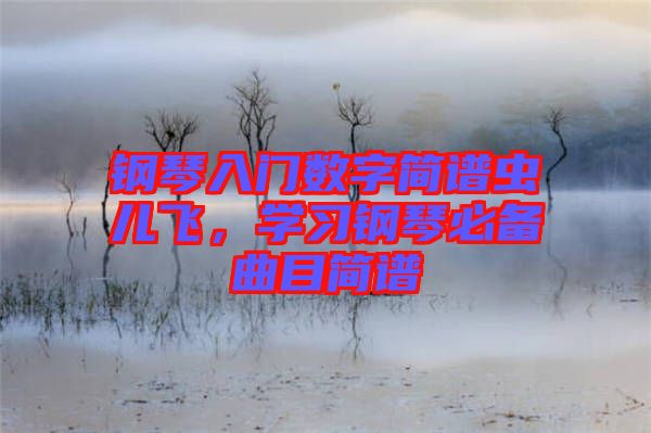 钢琴入门数字简谱虫儿飞，学习钢琴必备曲目简谱