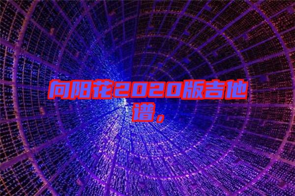向阳花2020版吉他谱，