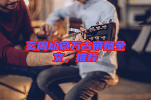玄周幼薇万古帝婿全文，推荐