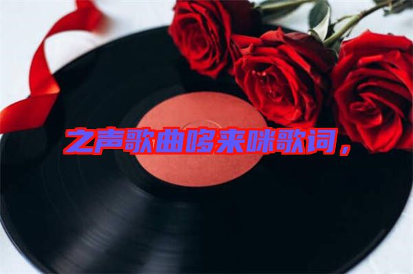 之声歌曲哆来咪歌词，