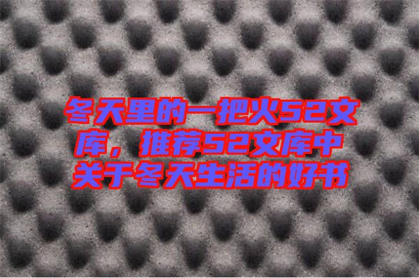 冬天里的一把火52文库，推荐52文库中关于冬天生活的好书