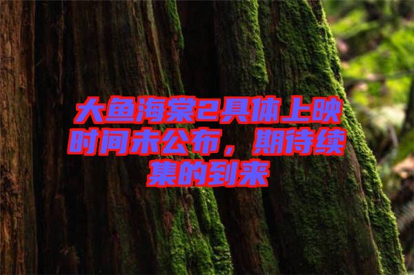 大鱼海棠2具体上映时间未公布，期待续集的到来